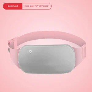 Multipurpose Abdominal Massager Belt – Electric Heating & Vibration Therapy Strap for Menstrual, Stomach, Back & Waist Comfort