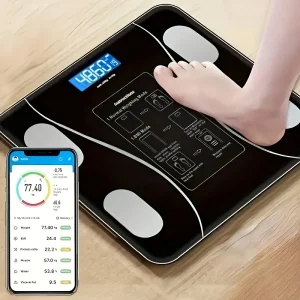 Intelligent Digital Body Weight Scale – High-Precision Health Monitor with Backlit LED Display for Weight Management & Fitness Tracking (Up to 400 lbs)
