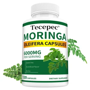 Natural Moringa Capsules – Complete Superfood Supplement for Heart, Brain, Energy & Immune Support (120 Capsules)