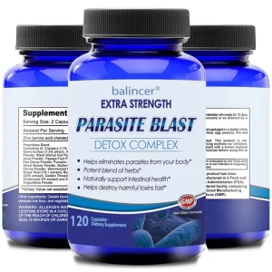 Balincer Parasite Cleanse Capsules – Gut Detox Complex for Digestive Health, Immune Support & Internal Cleansing (120 Capsules)